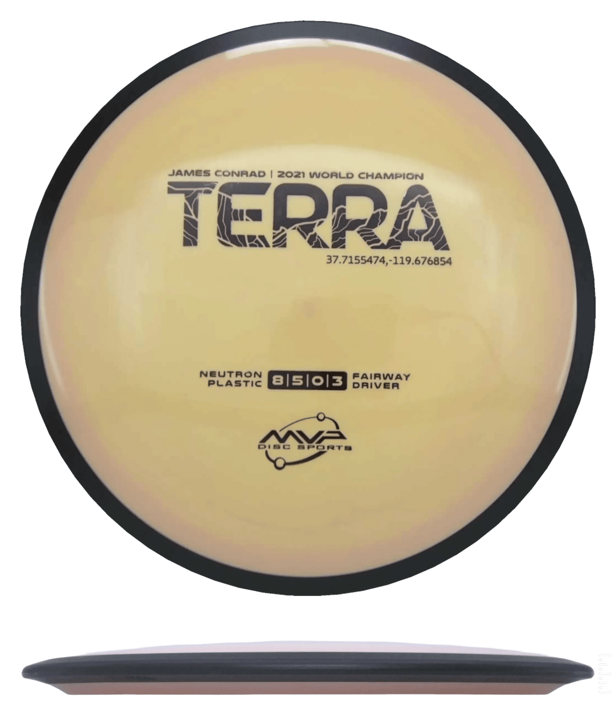 MVP Terra - Neutron / 172g - Peach (Black) - Skyline Disc Golf