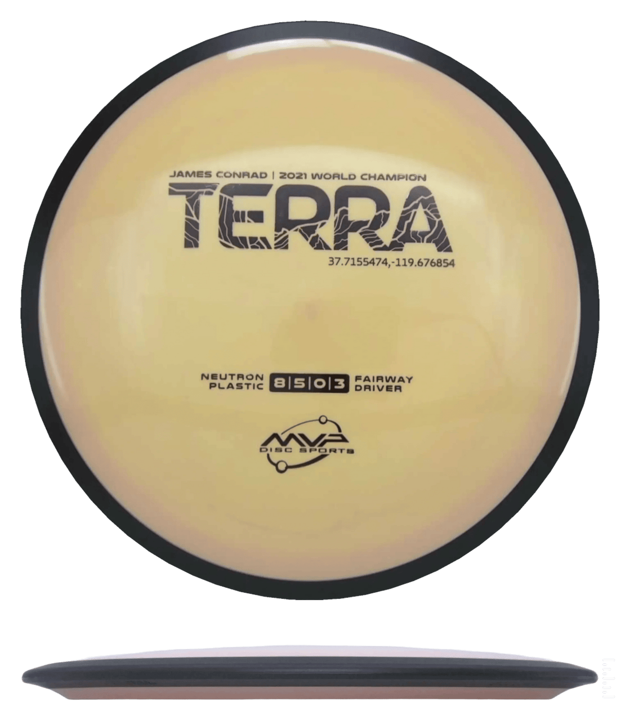 172g - Peach (Black) Neutron MVP Terra - Skyline Disc Golf