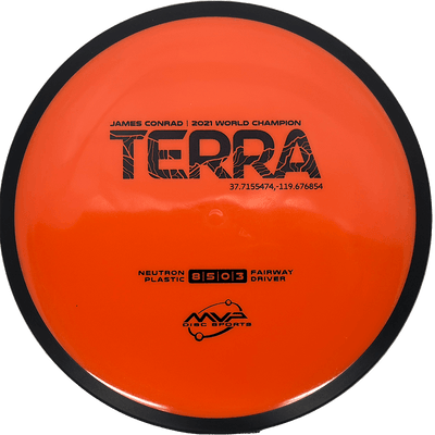 MVP Terra MVP Terra - Neutron / 172g - Red Orange (Black) - Skyline Disc Golf