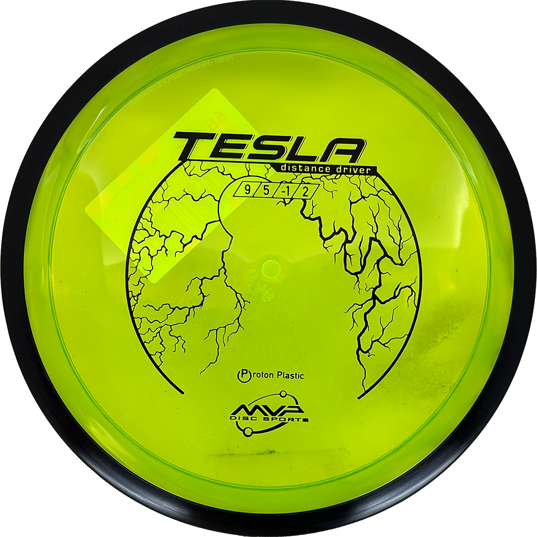 MVP Tesla MVP Tesla - Proton / 174g - Chartreuse (Black) - Skyline Disc Golf