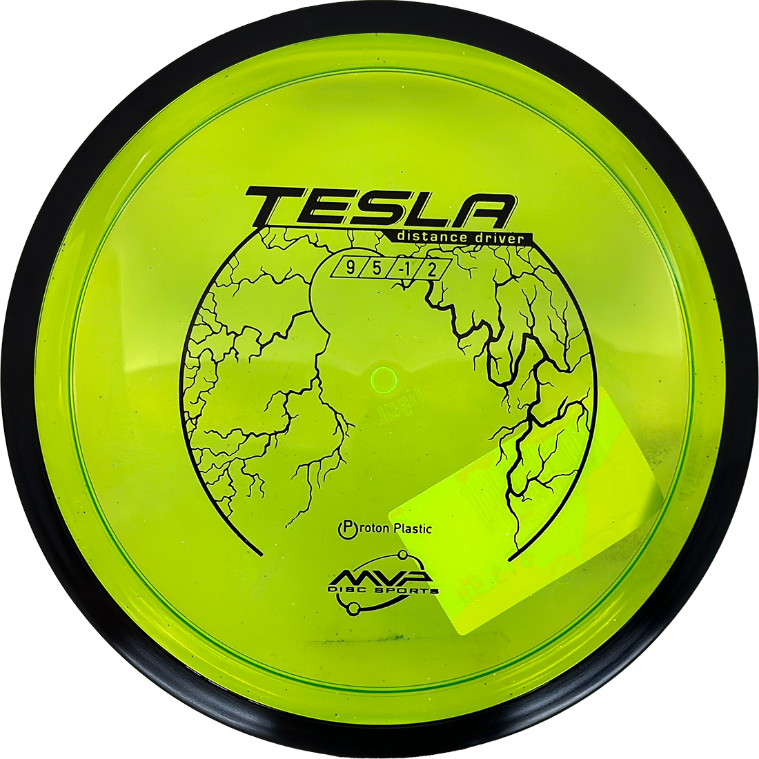 MVP Tesla MVP Tesla - Proton / 158g - Chartreuse (Black) - Skyline Disc Golf