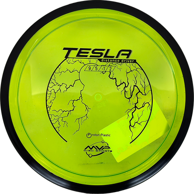 MVP Tesla MVP Tesla - Proton / 158g - Chartreuse (Black) - Skyline Disc Golf