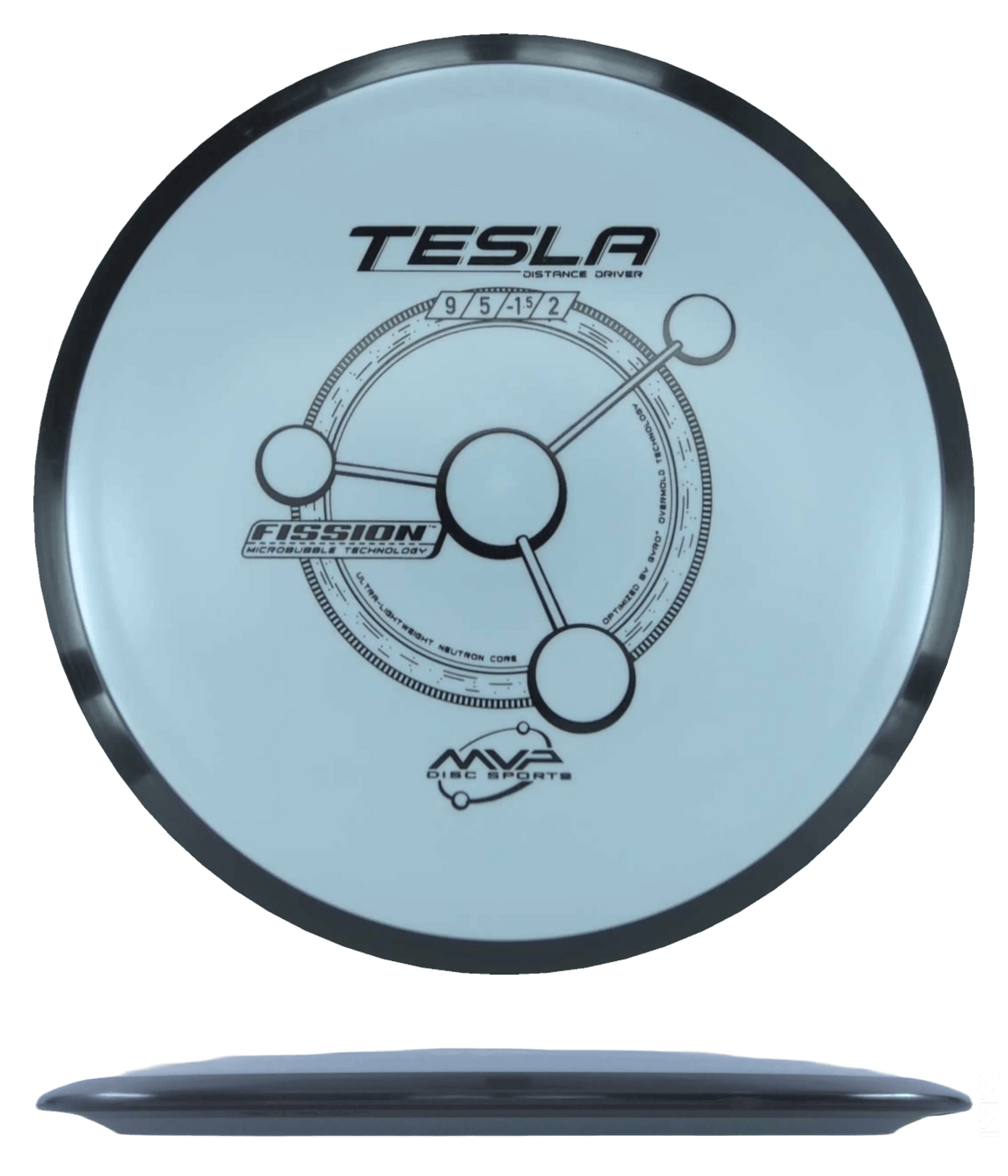 MVP Tesla - Fission / 163g - Light Gray-ish (Black) - Skyline Disc Golf