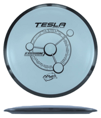 163g - Light Gray - ish (Black) Fission MVP Tesla - Skyline Disc Golf