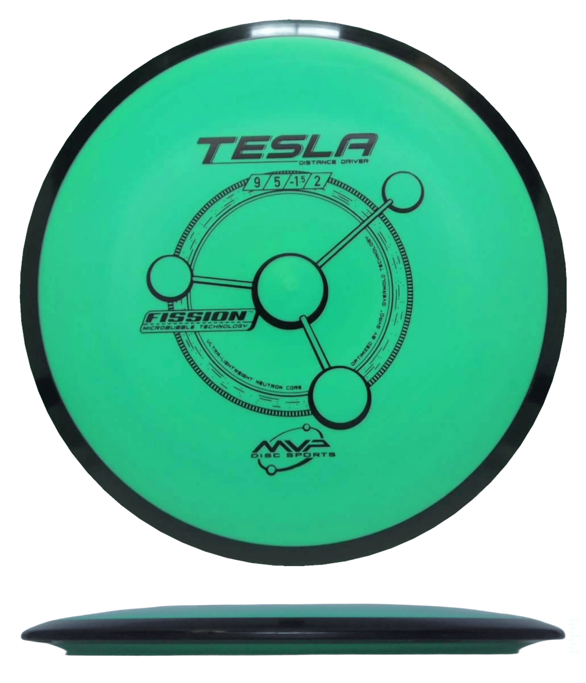 MVP Tesla - Fission / 163g - Mint (Black) - Skyline Disc Golf