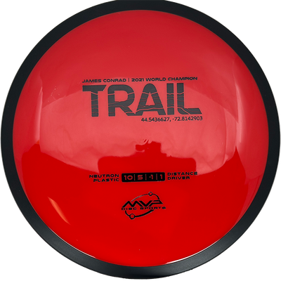 MVP Trail MVP Trail - Neutron / 170g - Red (Black) - Skyline Disc Golf