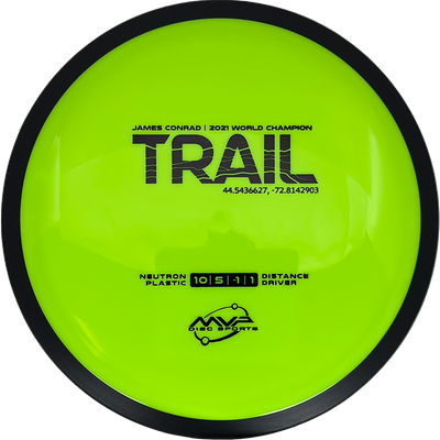 MVP Trail MVP Trail - Neutron / 172g - Chartreuse (Black) - Skyline Disc Golf