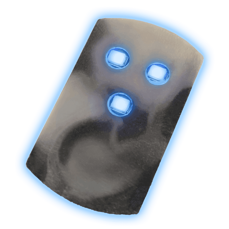 Blue Tri - Lit MVP Tri - Lit LED Disc Lights - Skyline Disc Golf