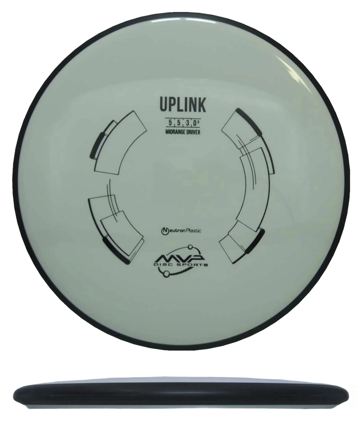 MVP Uplink - Neutron / 178g - White (Black) - Skyline Disc Golf