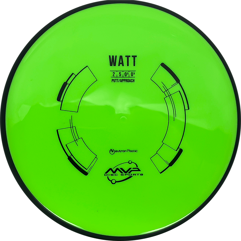 MVP Watt MVP Watt - Neutron / 167g - Chartreuse (Black) - Skyline Disc Golf