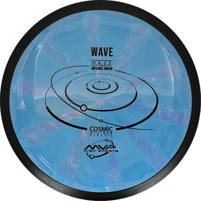 MVP Wave MVP Wave - Cosmic Neutron / 157g - Blue w/ Hint of Violet Burst (Black) - Skyline Disc Golf