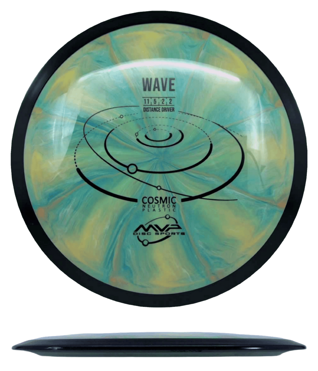 MVP Wave MVP Wave - Cosmic Neutron / 162g - Blue Green/Sand Burst (Black) - Skyline Disc Golf