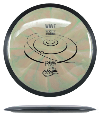 MVP Wave MVP Wave - Cosmic Neutron / 163g - Tan/Melon/Green Burst (Black) - Skyline Disc Golf