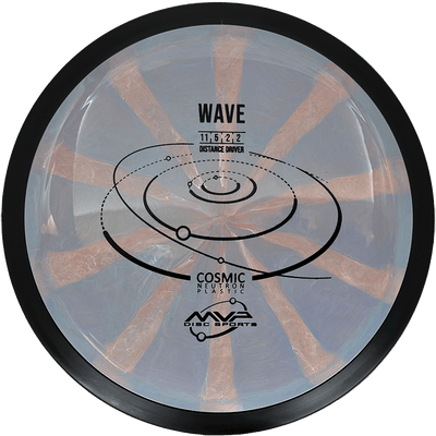 MVP Wave MVP Wave - Cosmic Neutron / 164g - Pink/Lavender Burst (Black) - Skyline Disc Golf