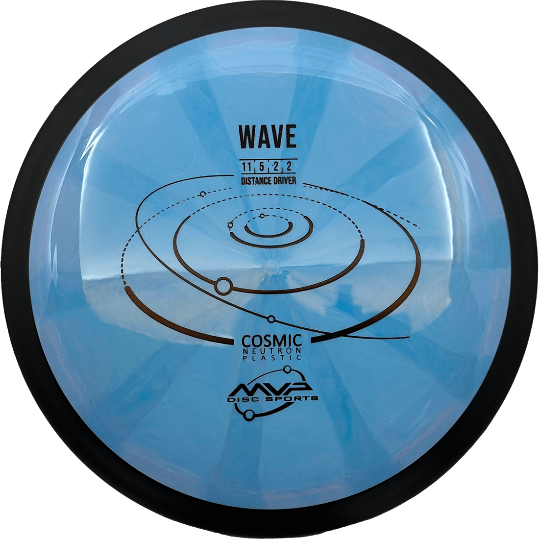 MVP Wave MVP Wave - Cosmic Neutron / 164g - Sky Blue Burst (Black) - Skyline Disc Golf