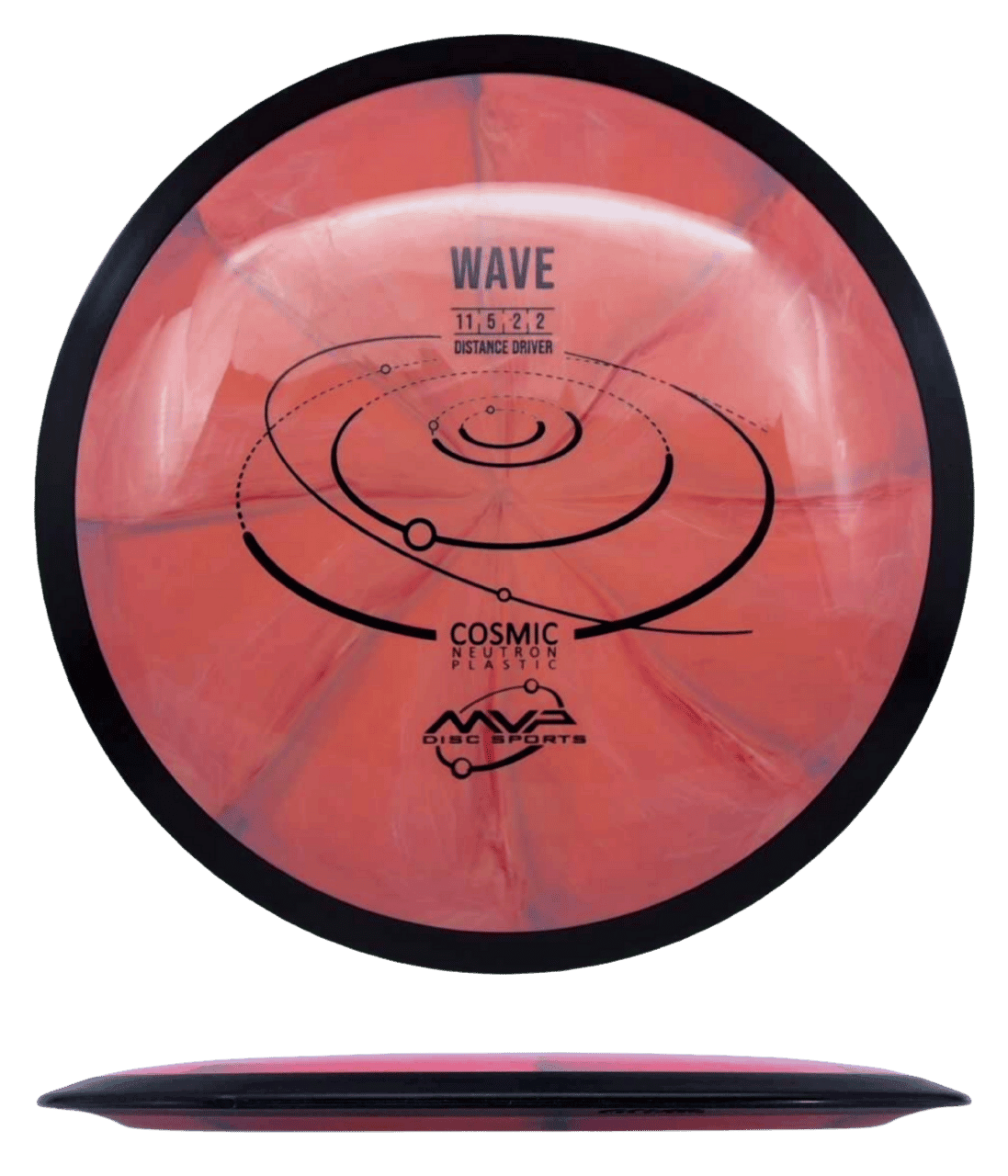 MVP Wave MVP Wave - Cosmic Neutron / 166g - Red Melon Burst (Black) - Skyline Disc Golf