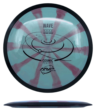 MVP Wave MVP Wave - Cosmic Neutron / 166g - Sky Blue/Rose Red Burst (Black) - Skyline Disc Golf