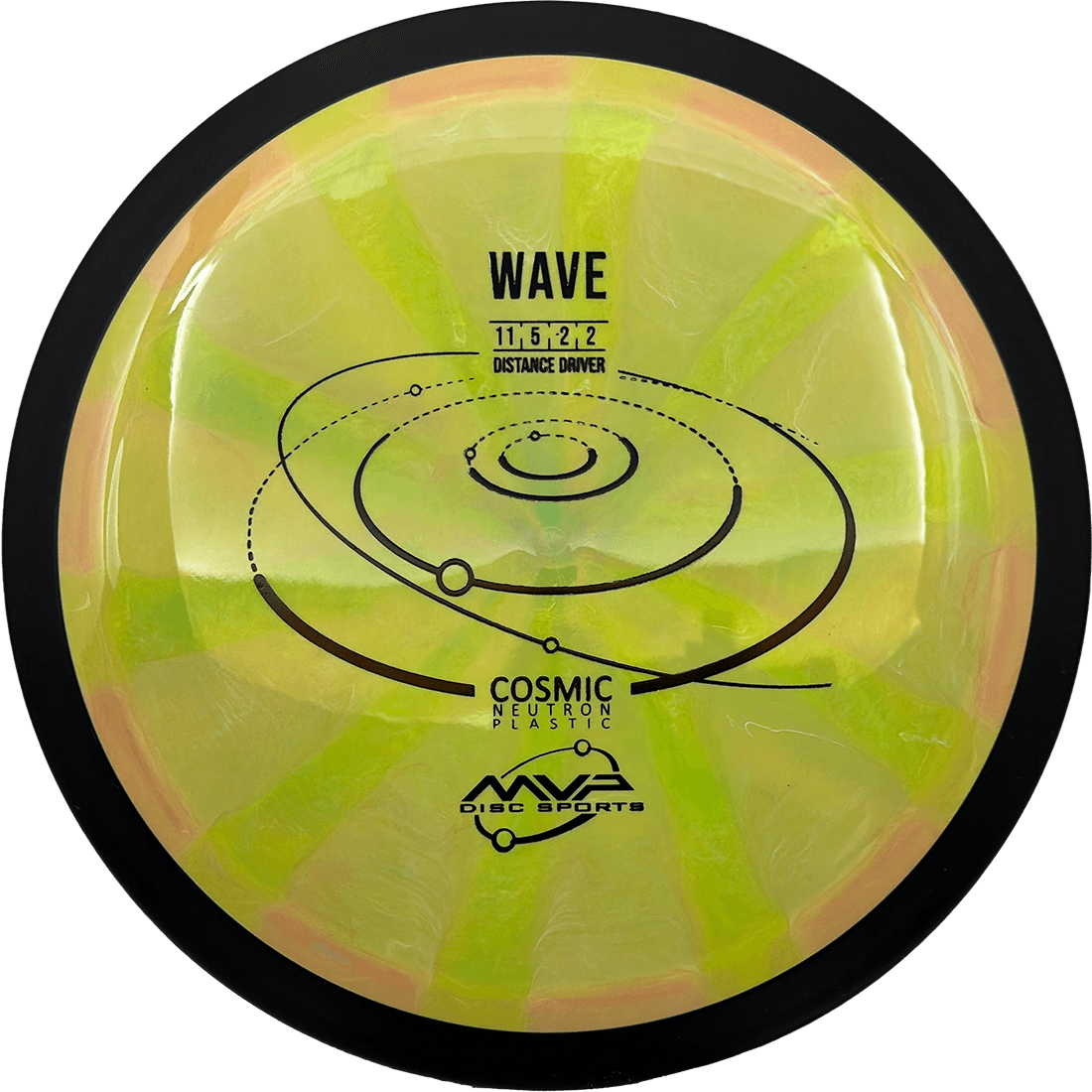 MVP Wave MVP Wave - Cosmic Neutron / 169g - Yellow Green w/ Hint of Melon Burst (Black) - Skyline Disc Golf