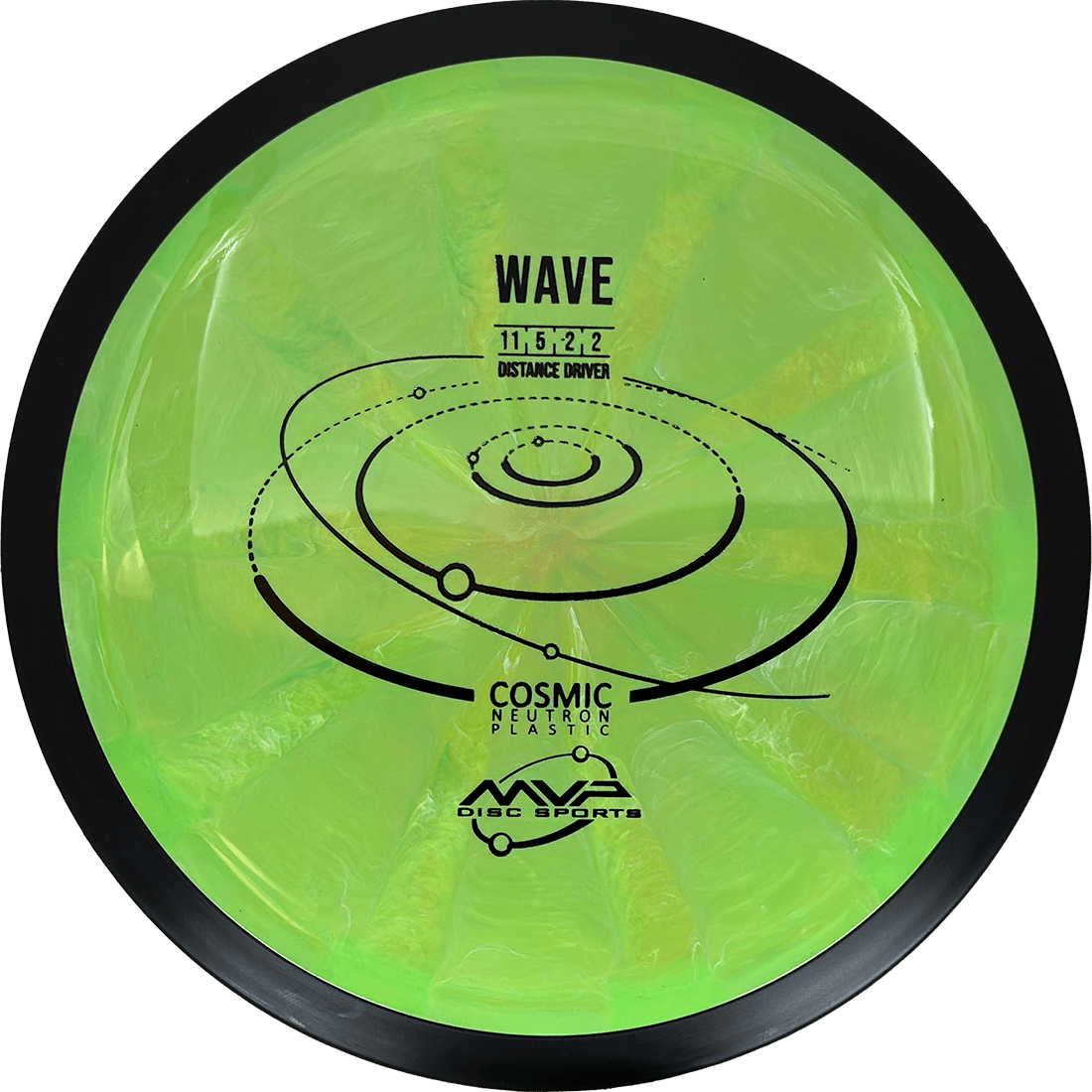 MVP Wave MVP Wave - Cosmic Neutron / 170g - Lime Burst (Black) - Skyline Disc Golf