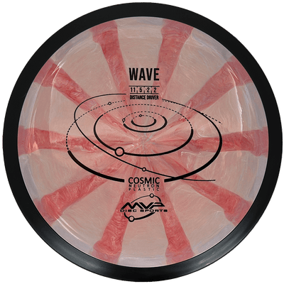 MVP Wave MVP Wave - Cosmic Neutron / 170g - Rose/Pink-ish Gray Burst (Black) - Skyline Disc Golf