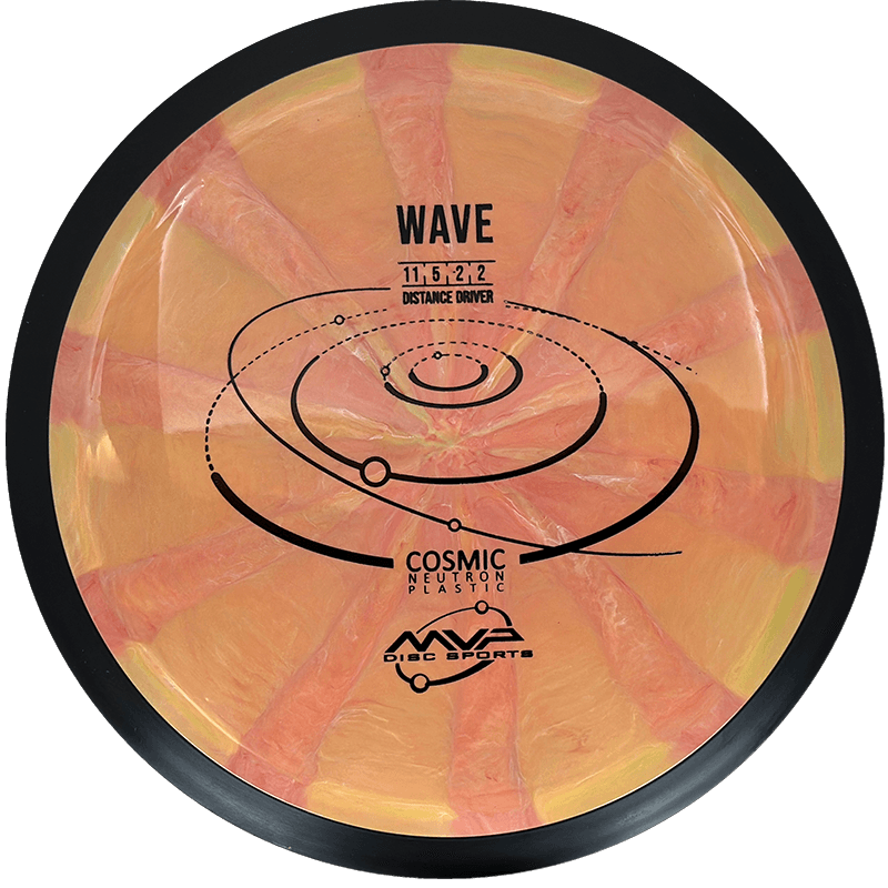 MVP Wave MVP Wave - Cosmic Neutron / 170g - Strawberry Banana Burst (Black) - Skyline Disc Golf