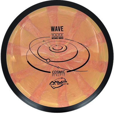 MVP Wave MVP Wave - Cosmic Neutron / 170g - Strawberry Banana Burst (Black) - Skyline Disc Golf