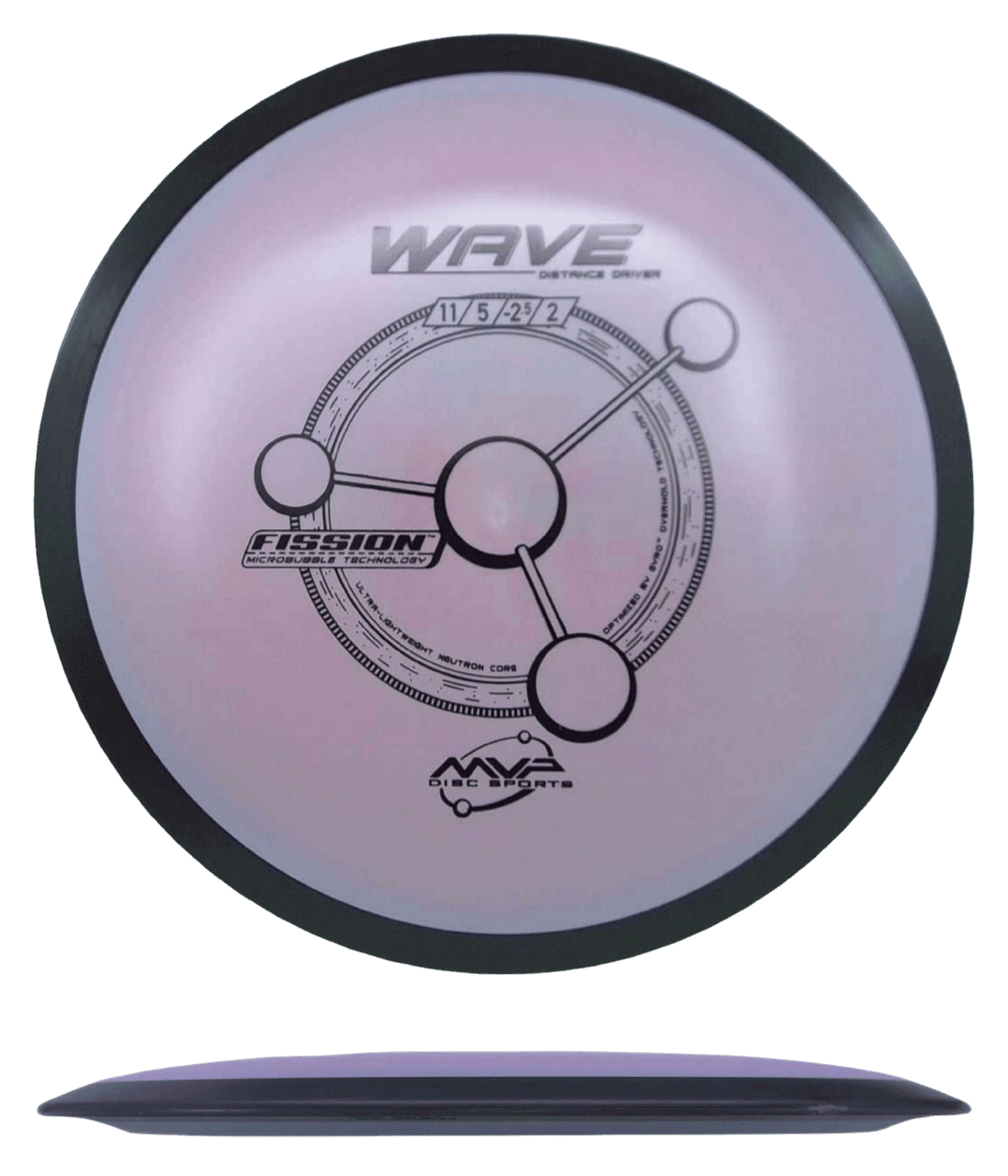 MVP Wave MVP Wave - Fission / 158g - Lavender w/ Hint of Red (Black) - Skyline Disc Golf