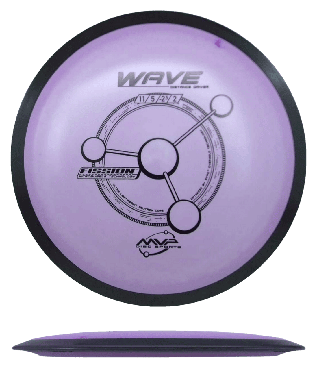 MVP Wave MVP Wave - Fission / 161g - Lavender (Black) - Skyline Disc Golf