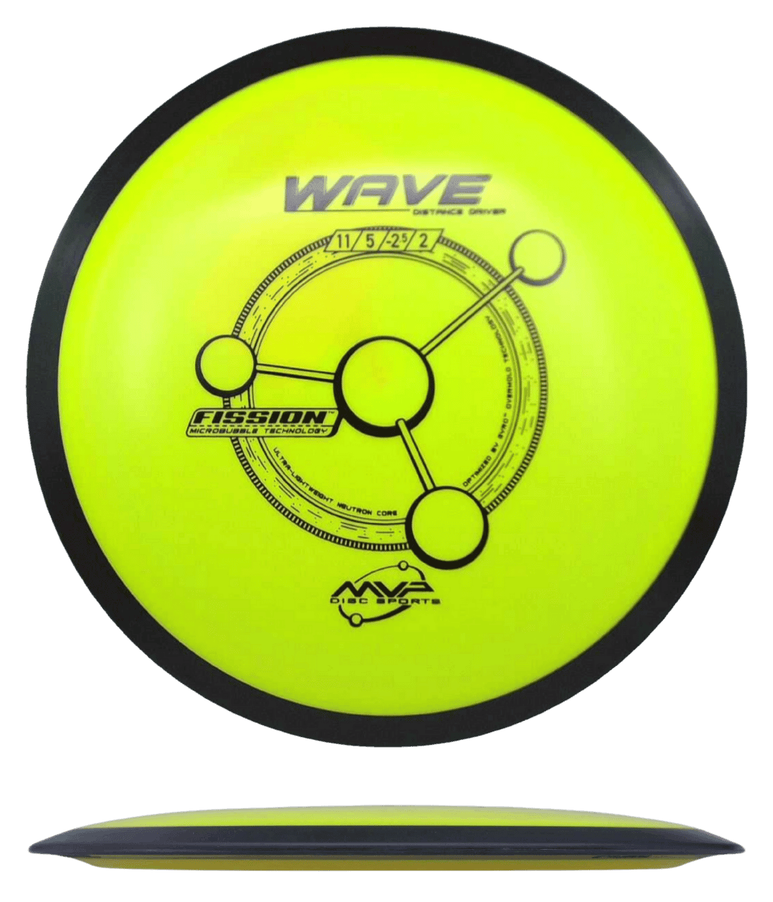 MVP Wave MVP Wave - Fission / 162g - Banana (Black) - Skyline Disc Golf