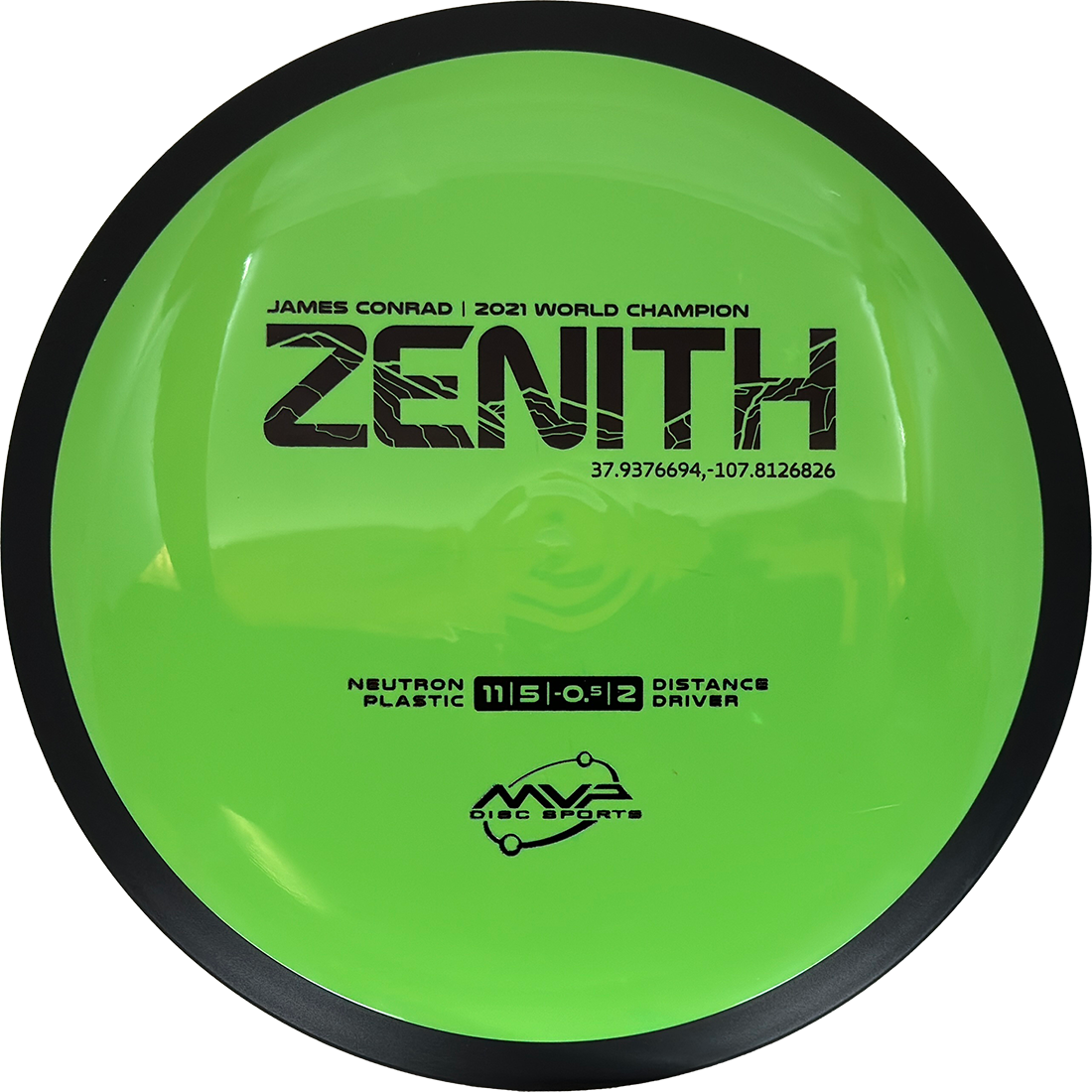 MVP Zenith MVP Zenith - Neutron / 167g - Lime (Black) - Skyline Disc Golf