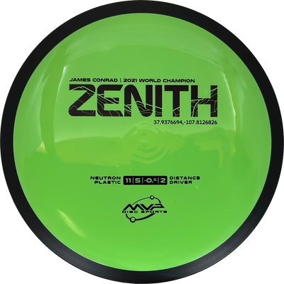 MVP Zenith MVP Zenith - Neutron / 167g - Lime (Black) - Skyline Disc Golf