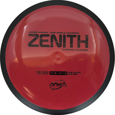 MVP Zenith MVP Zenith - Neutron / 168g - Brick Red (Black) - Skyline Disc Golf