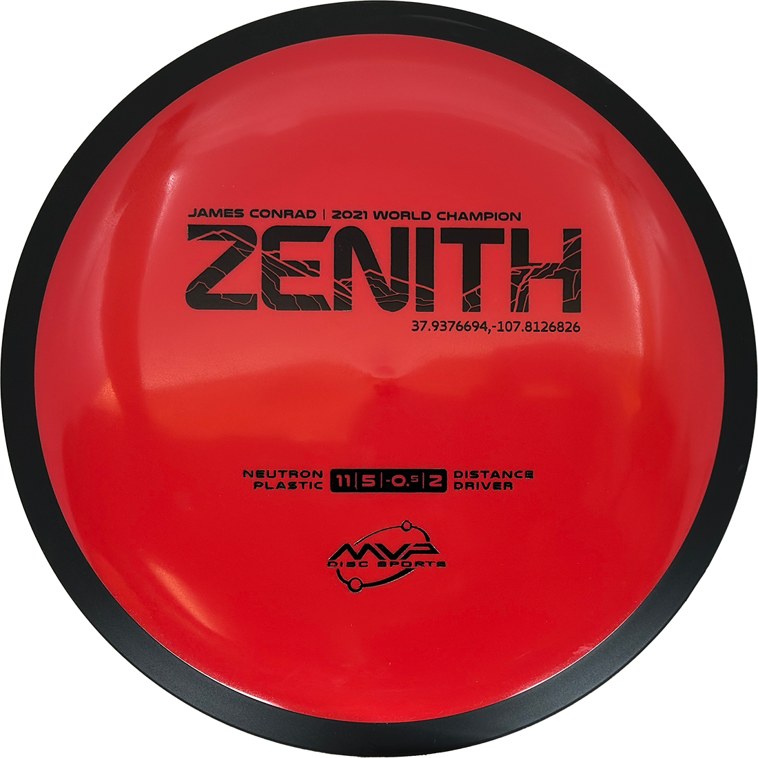 MVP Zenith MVP Zenith - Neutron / 174g - Red (Black) - Skyline Disc Golf