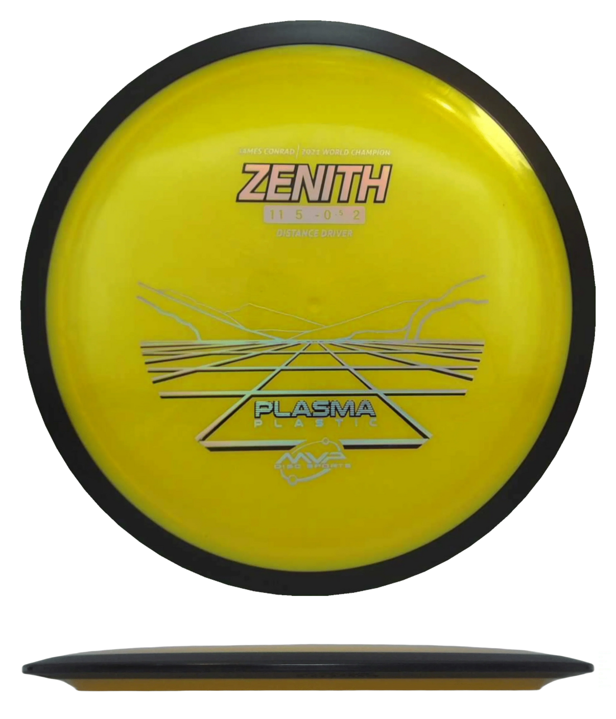 MVP Zenith - Plasma / 167g - Egg Yolk (Chrome) - Skyline Disc Golf