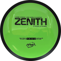 167g - Lime (Black) Neutron MVP Zenith - Skyline Disc Golf