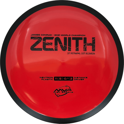 MVP Zenith MVP Zenith - Neutron / 174g - Red (Black) - Skyline Disc Golf