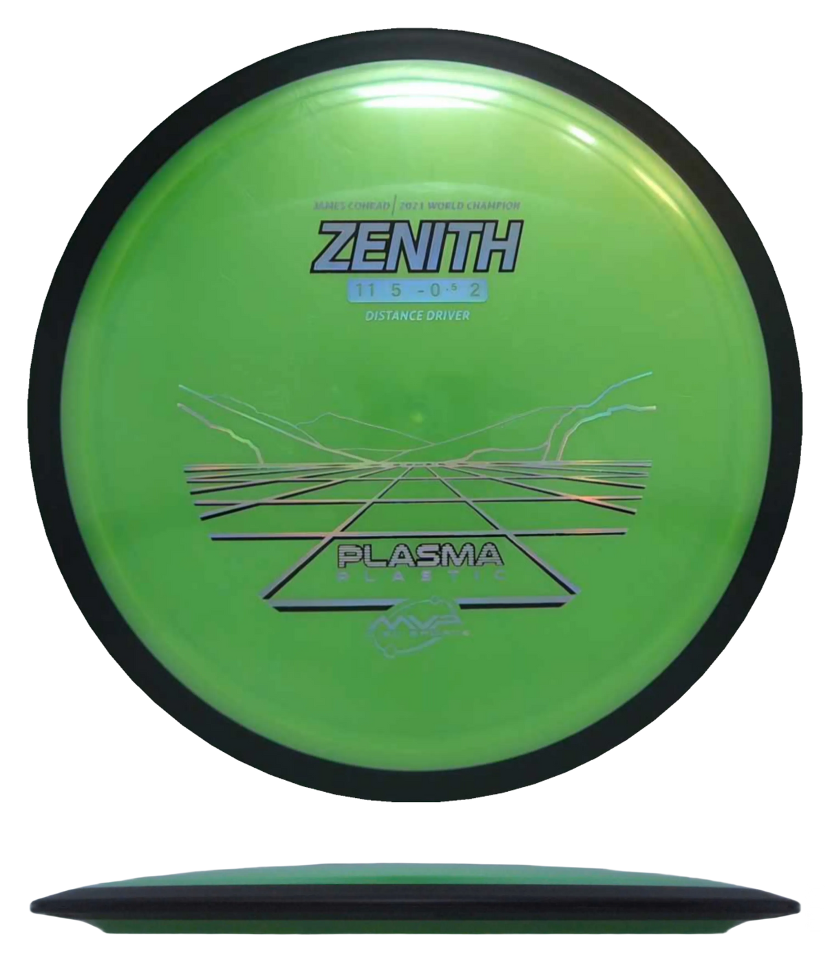 MVP Zenith - Plasma / 174g - Lime (Chrome) - Skyline Disc Golf