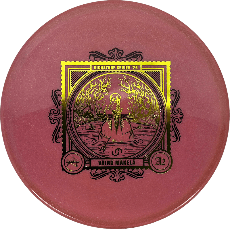 Prodigy Disc A2 - 400 Glimmer - Väinö Mäkelä Signature Series / 174g - Tomato Red (Black/Gold)