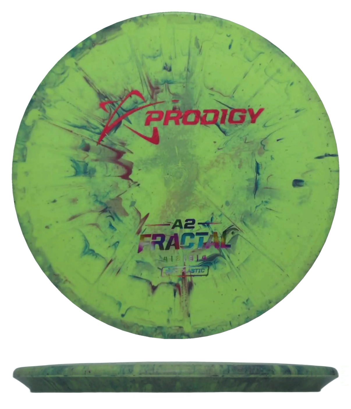 Prodigy Disc A2 - 300 Fractal / 174g - Green (Red/Jellybean) - Skyline Disc Golf