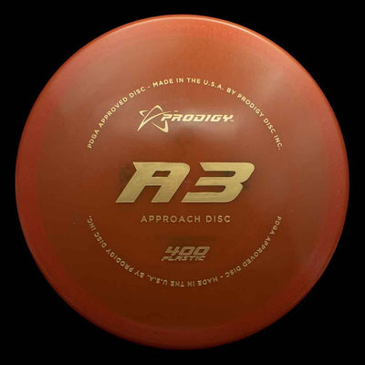 Prodigy Disc A3 Prodigy Disc A3 - 400 / 171g - Red (Gold - KJUSA Bottom Stamp) - Skyline Disc Golf