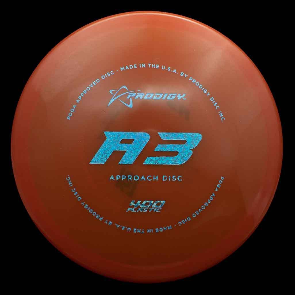 Prodigy Disc A3 Prodigy Disc A3 - 400 / 172g - Red (Blue Glitter - KJUSA Bottom Stamp) - Skyline Disc Golf