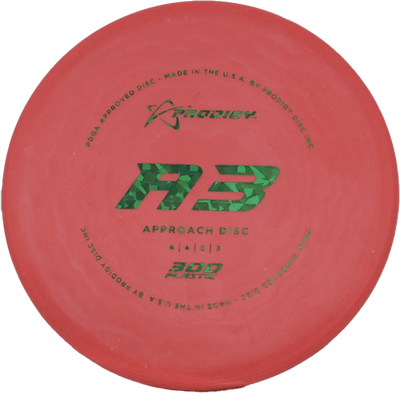 Prodigy Disc A3 - 300 / 173g - Pastel Red (Green Shatter) - Skyline Disc Golf