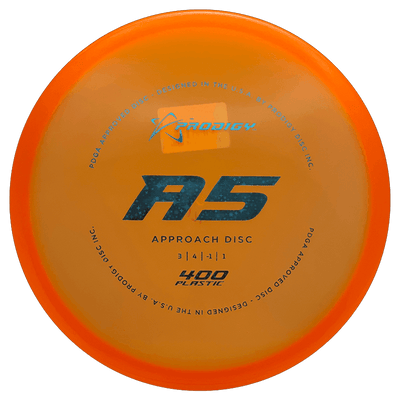 Prodigy Disc A5 Prodigy Disc A5 - 400 / 171g - Orange (Blue Stars) - Skyline Disc Golf