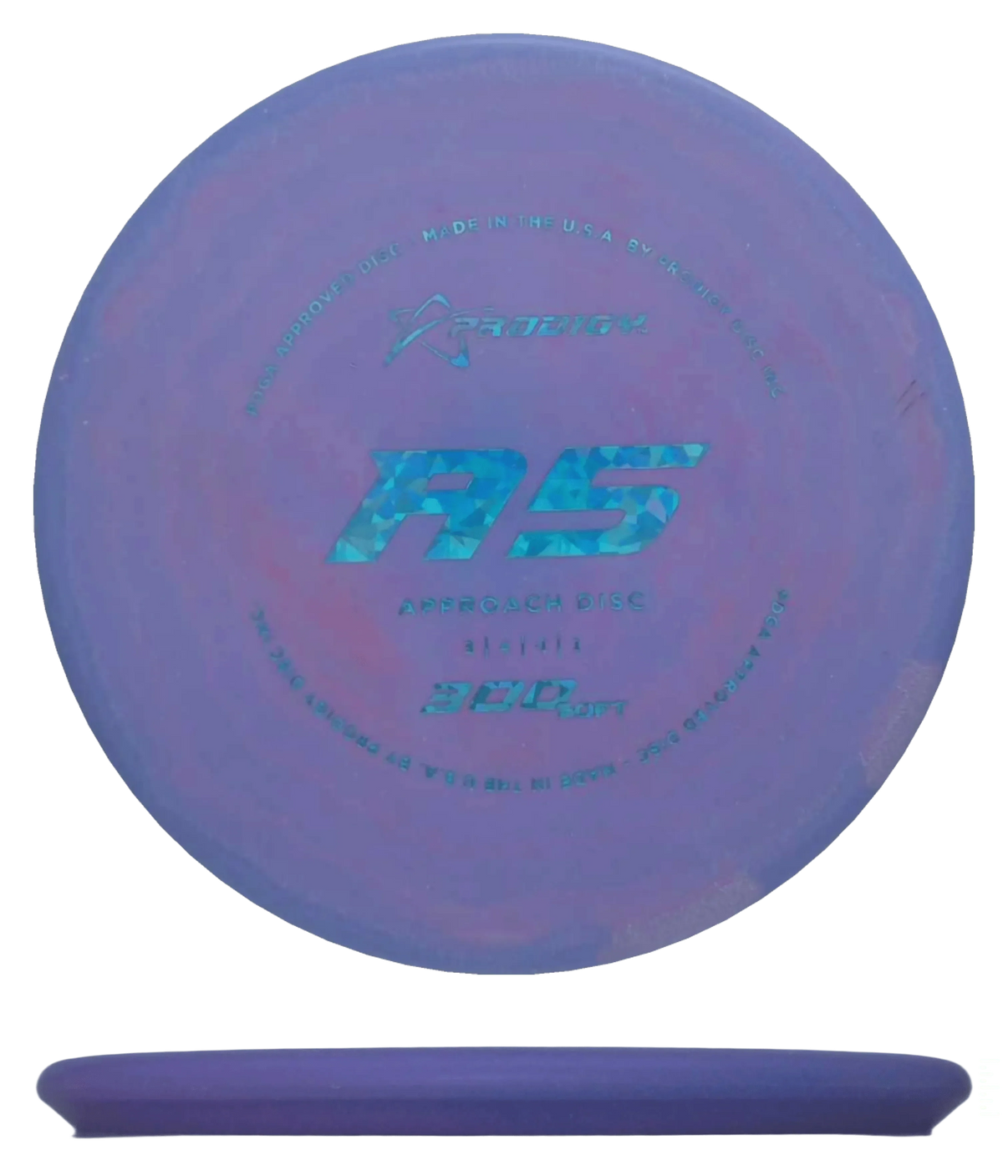 Prodigy Disc A5 - 300 Soft / 172g - Lavender Swirl (Blue Shatter) - Skyline Disc Golf