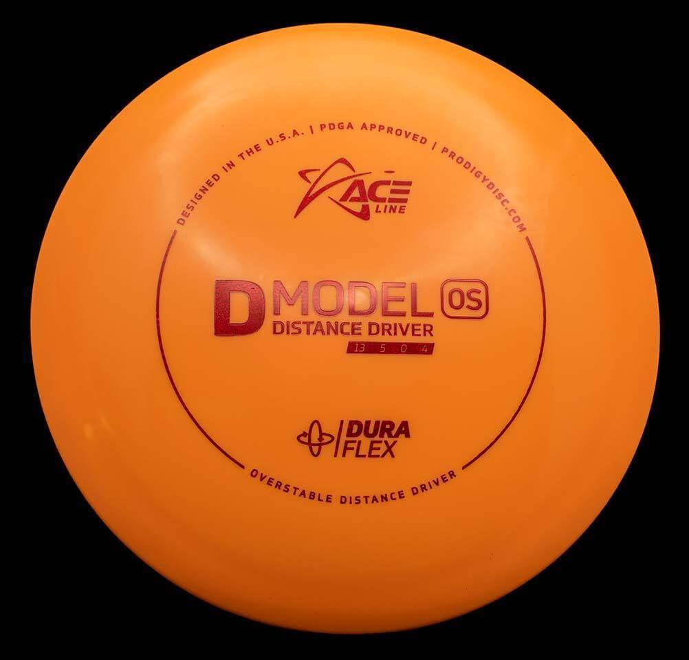 173g - Orange (Red Glitter) DuraFlex Prodigy Disc ACE Line D Model OS - Skyline Disc Golf