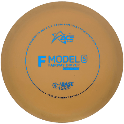 Prodigy Disc ACE Line F Model S Prodigy Disc ACE Line F Model S - BaseGrip / 174g - Peach/Orange (Light Blue Foil) - Skyline Disc Golf