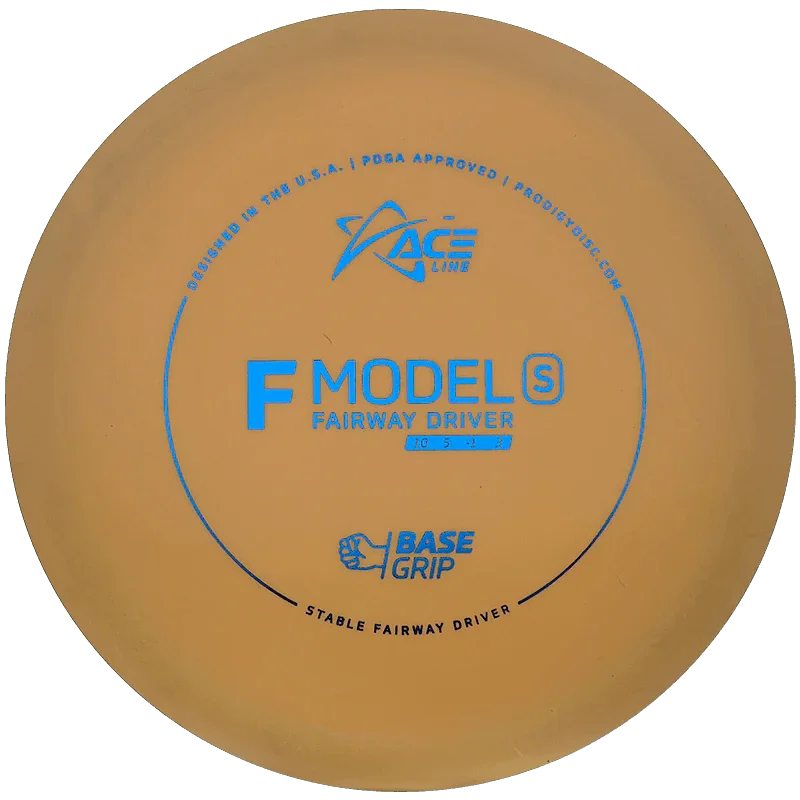 Prodigy Disc ACE Line F Model S - BaseGrip / 174g - Peach/Orange (Light Blue Foil) - Skyline Disc Golf