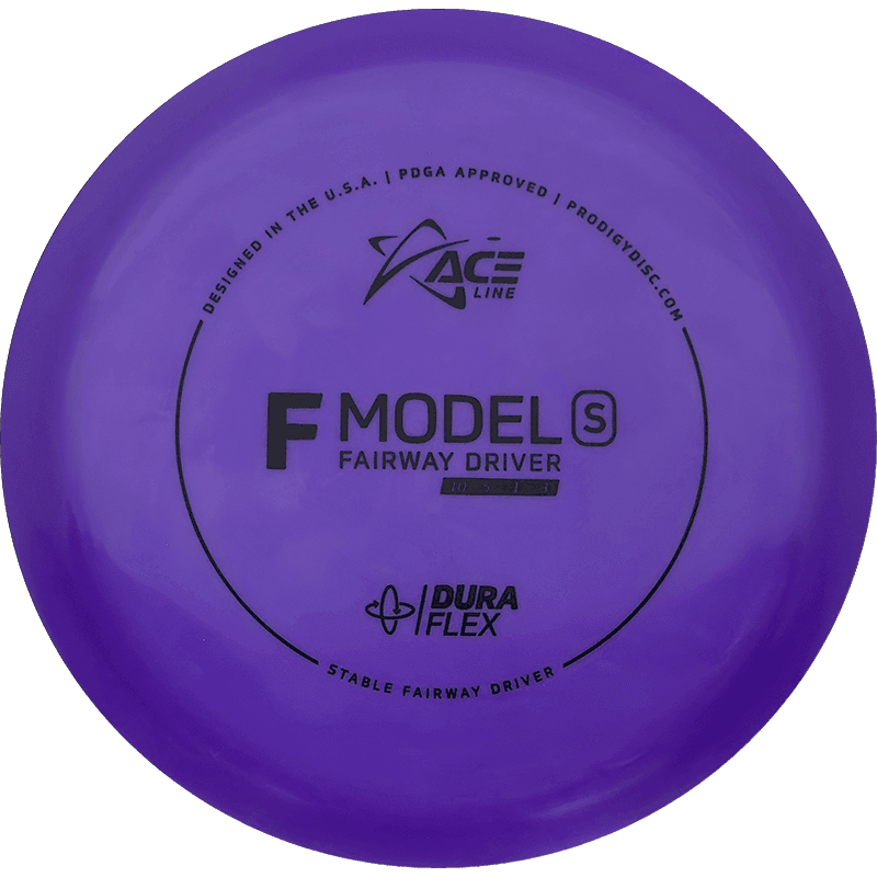 174g - Purple (Black) DuraFlex Prodigy Disc ACE Line F Model S - Skyline Disc Golf