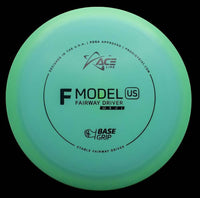 173g - Light Blue Green (Black) BaseGrip Prodigy Disc ACE Line F Model US - Skyline Disc Golf