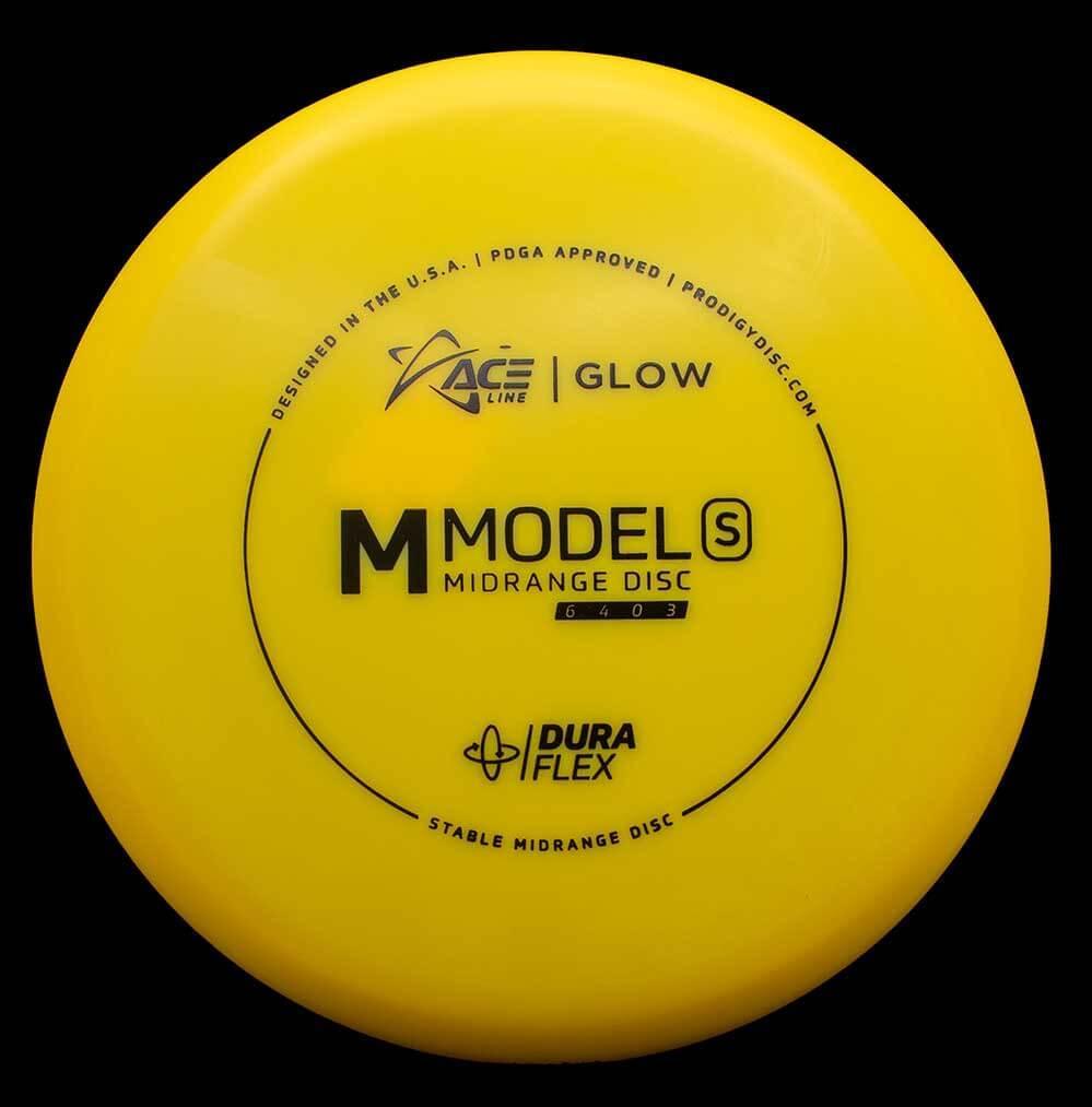 Prodigy Disc ACE Line M Model S Prodigy Disc ACE Line M Model S - DuraFlex Glow / 177g - Yellow (Black) - Skyline Disc Golf